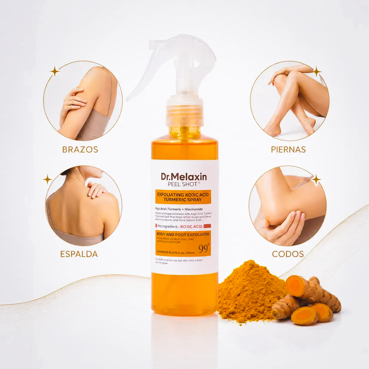 Spray Exfoliante Corporal Dr Melaxin
