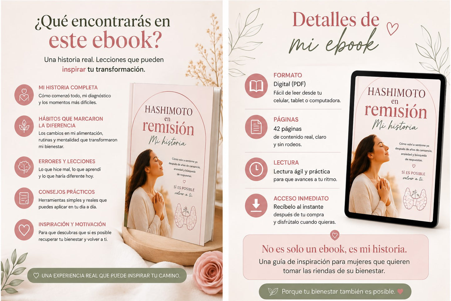 Ebook: Hashimoto en remisión, Mi historia